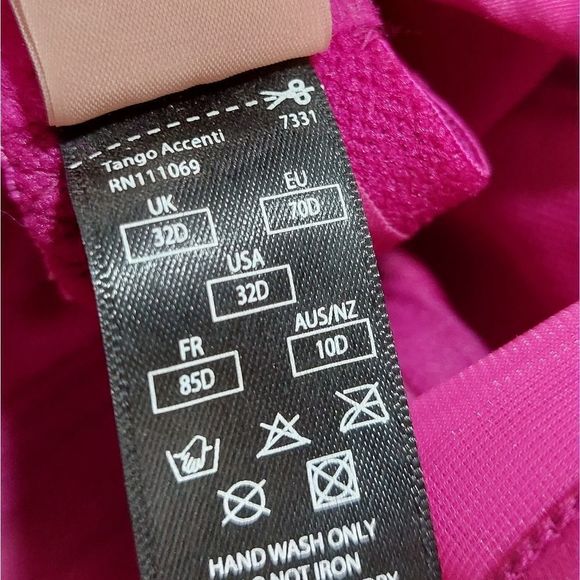 Panache lightly lined burgundy bra - Picture 6 of 6